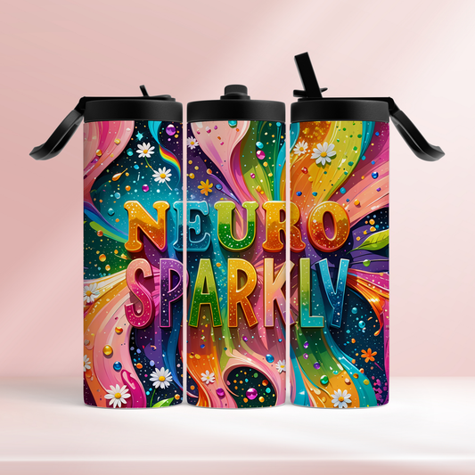 Neuro sparkly - 20oz tumbler