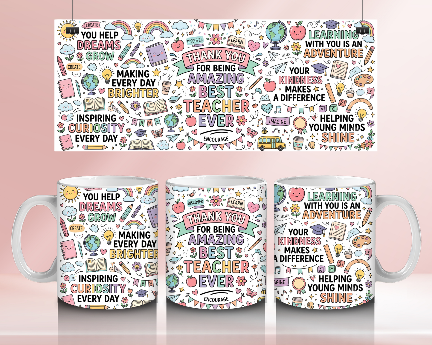 Thank you teacher - 11oz Ceramic mug