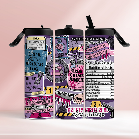 True crime junkie - 20oz tumbler