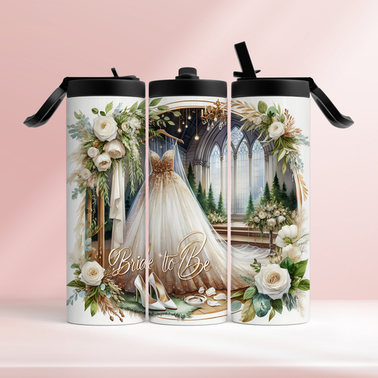 Bride to be dress - 20oz tumbler