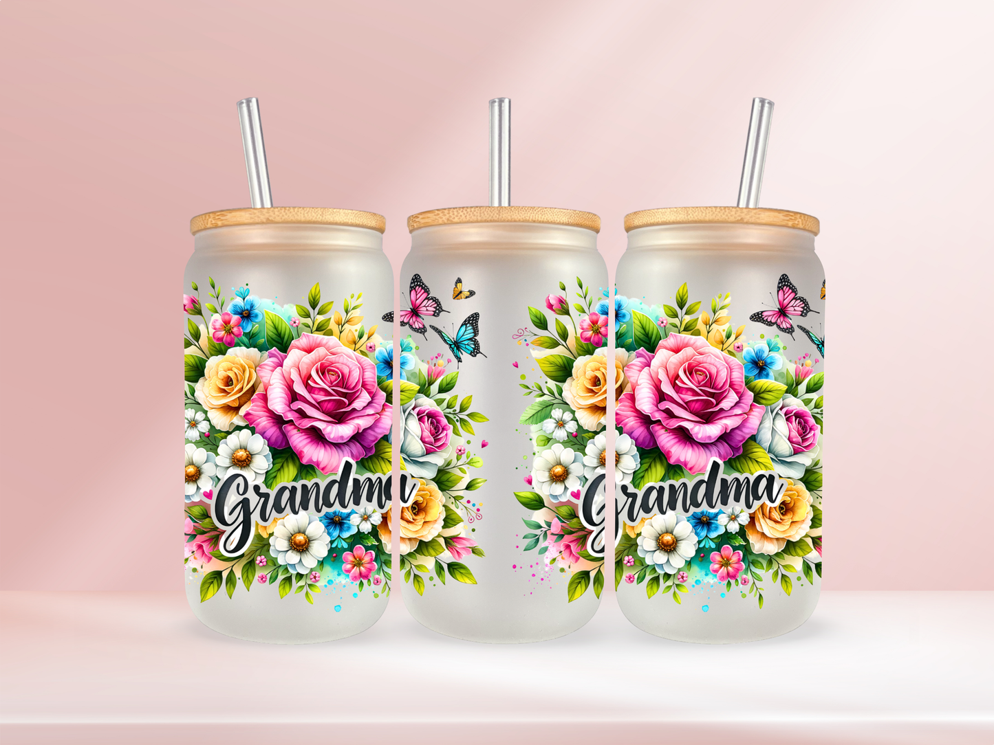 Grandma - 16oz libbey glass