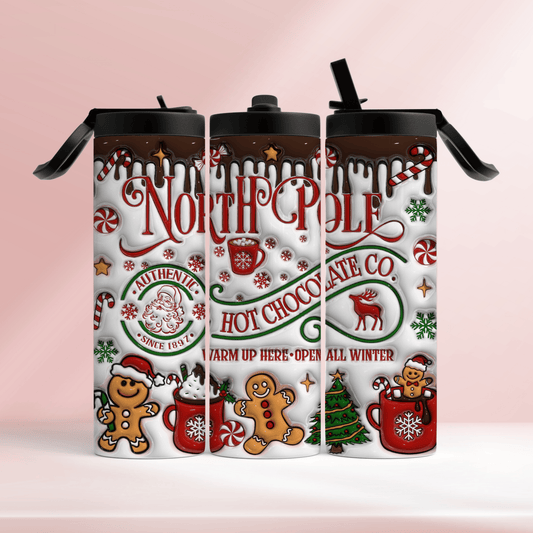 North Pole hot chocolate co - 20oz tumbler