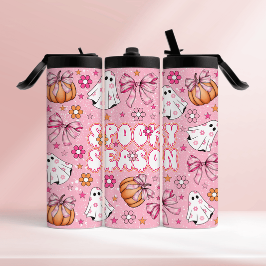 Pink spooky season- 20oz tumbler