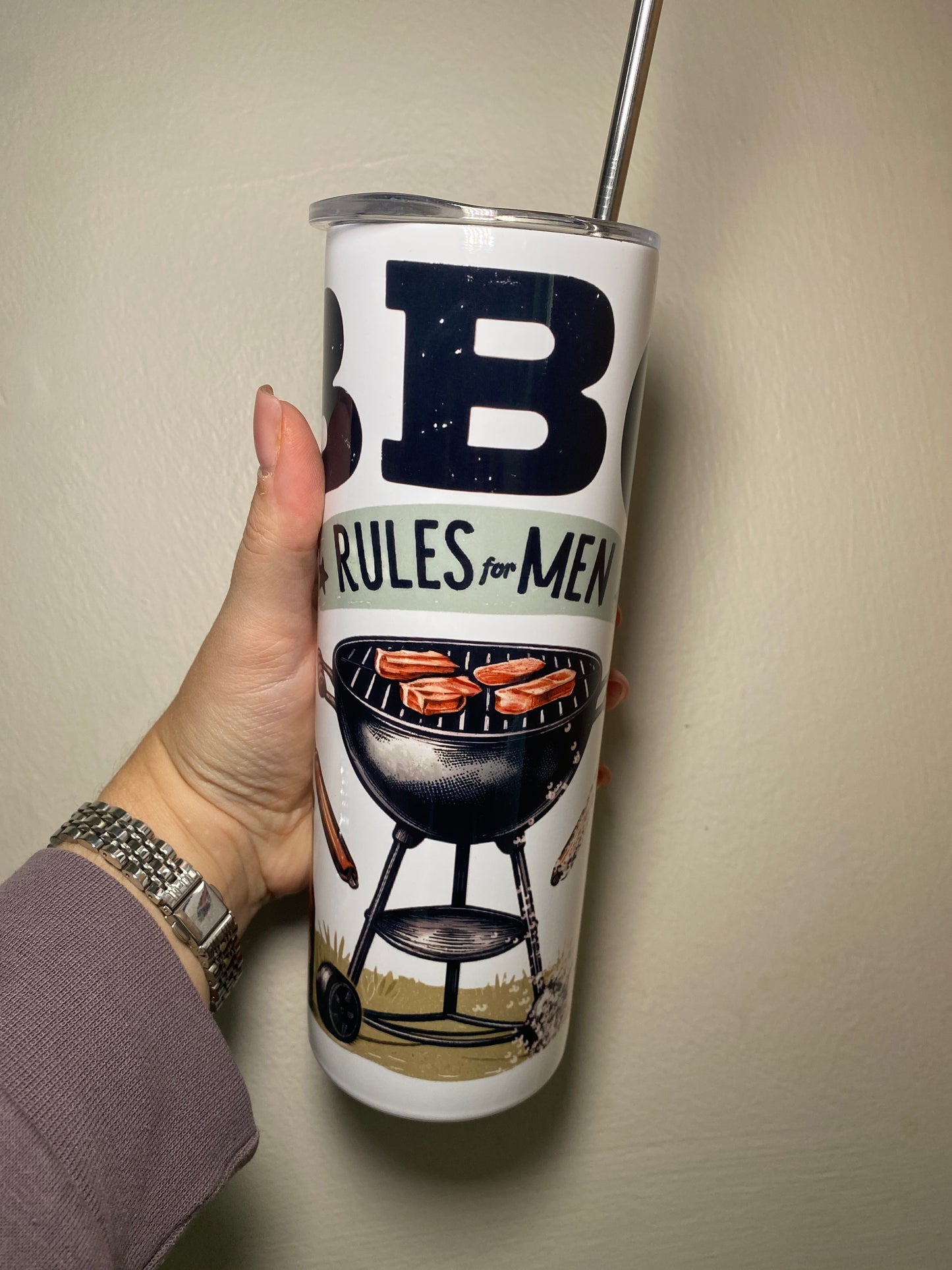 BBQ rules - 20oz tumbler