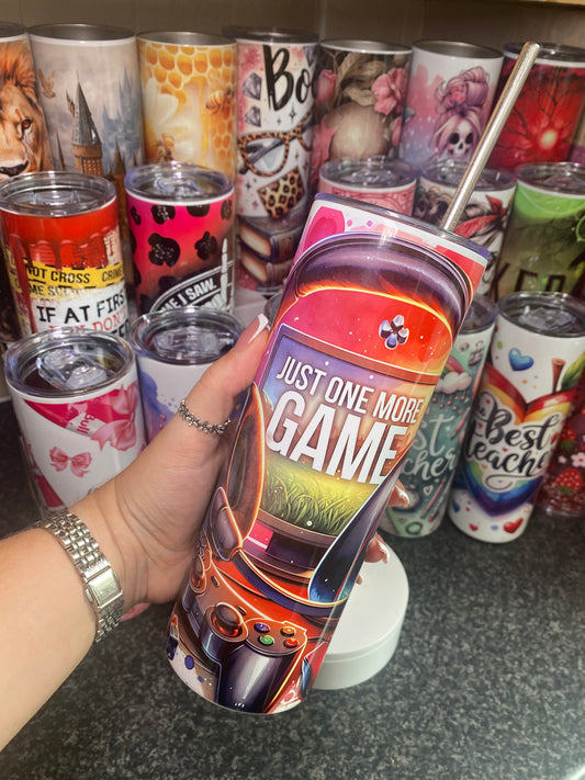 Just one more game - 20oz tumbler