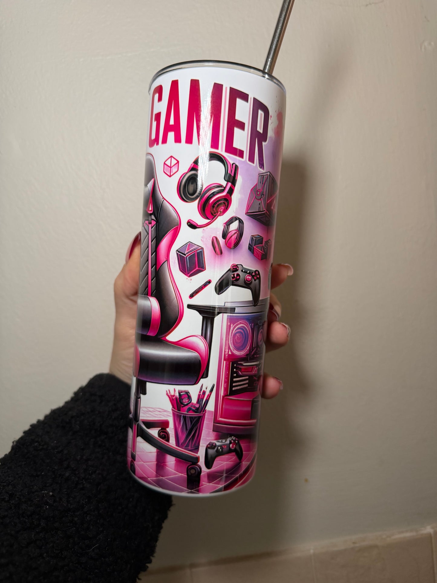 Girl gamer - 20oz tumbler