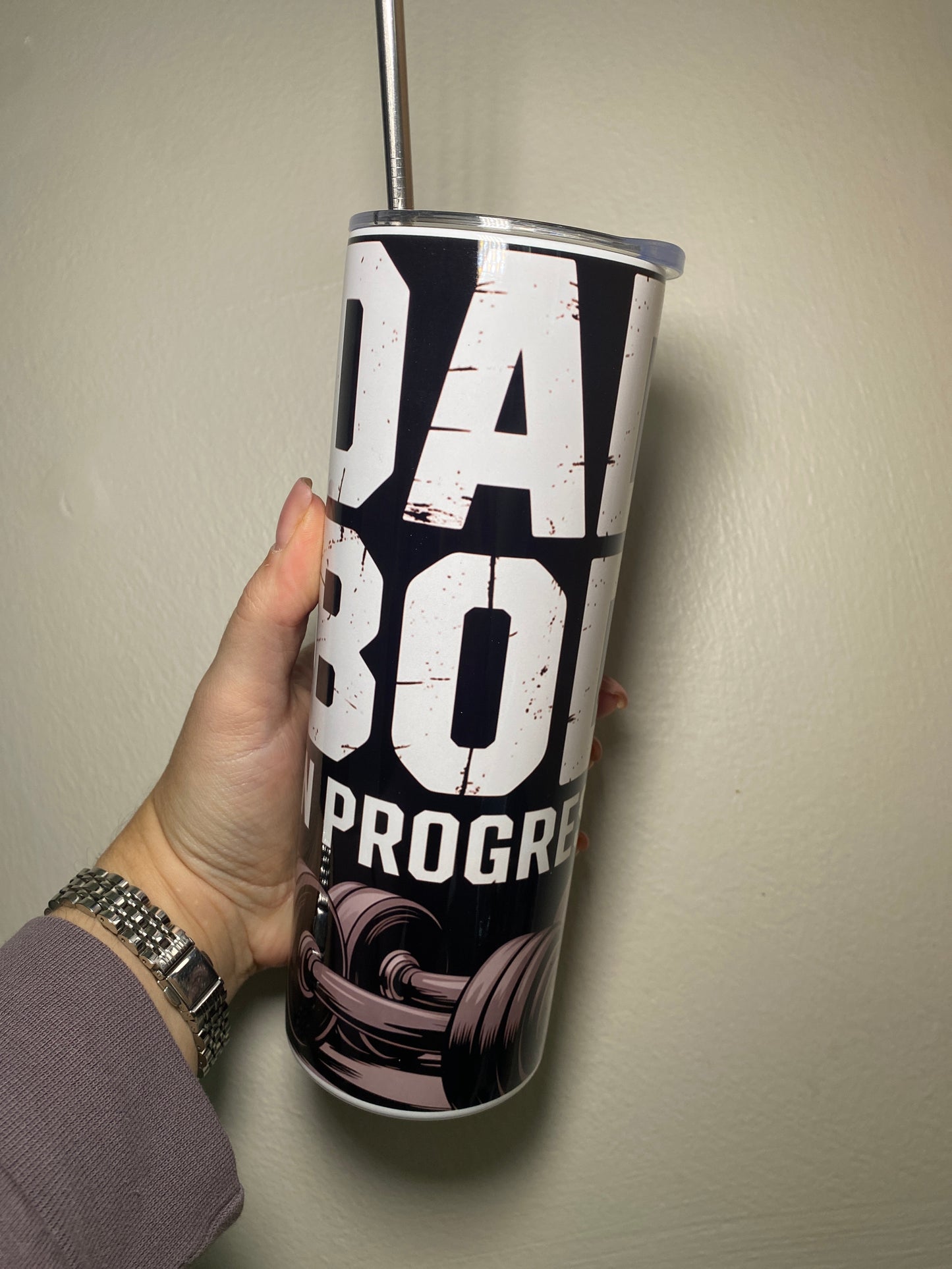 Dad bod in progress - 20oz tumbler