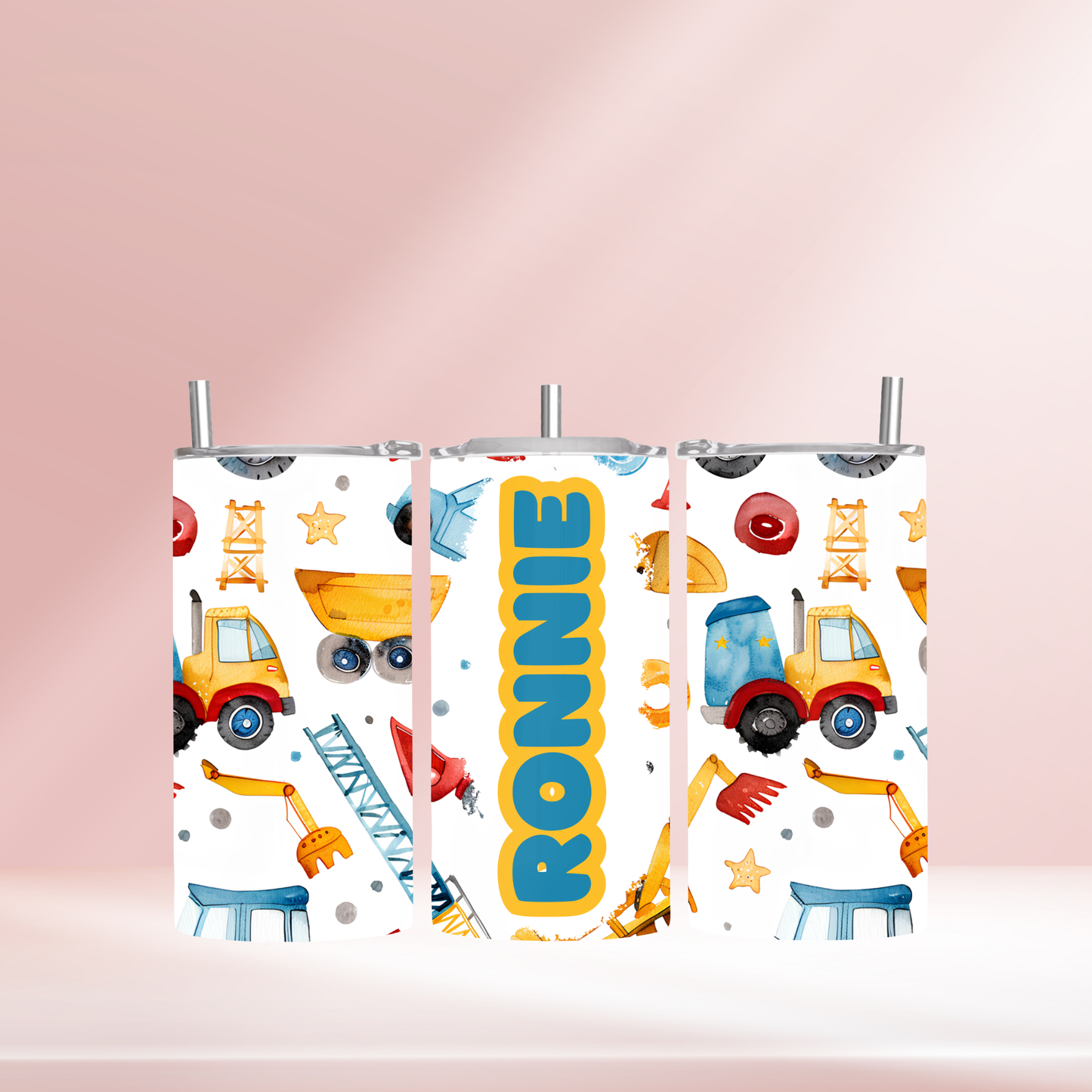 Digger personalised- 12oz standard/sippy tumbler