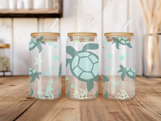 Turtle 16oz Libbey can