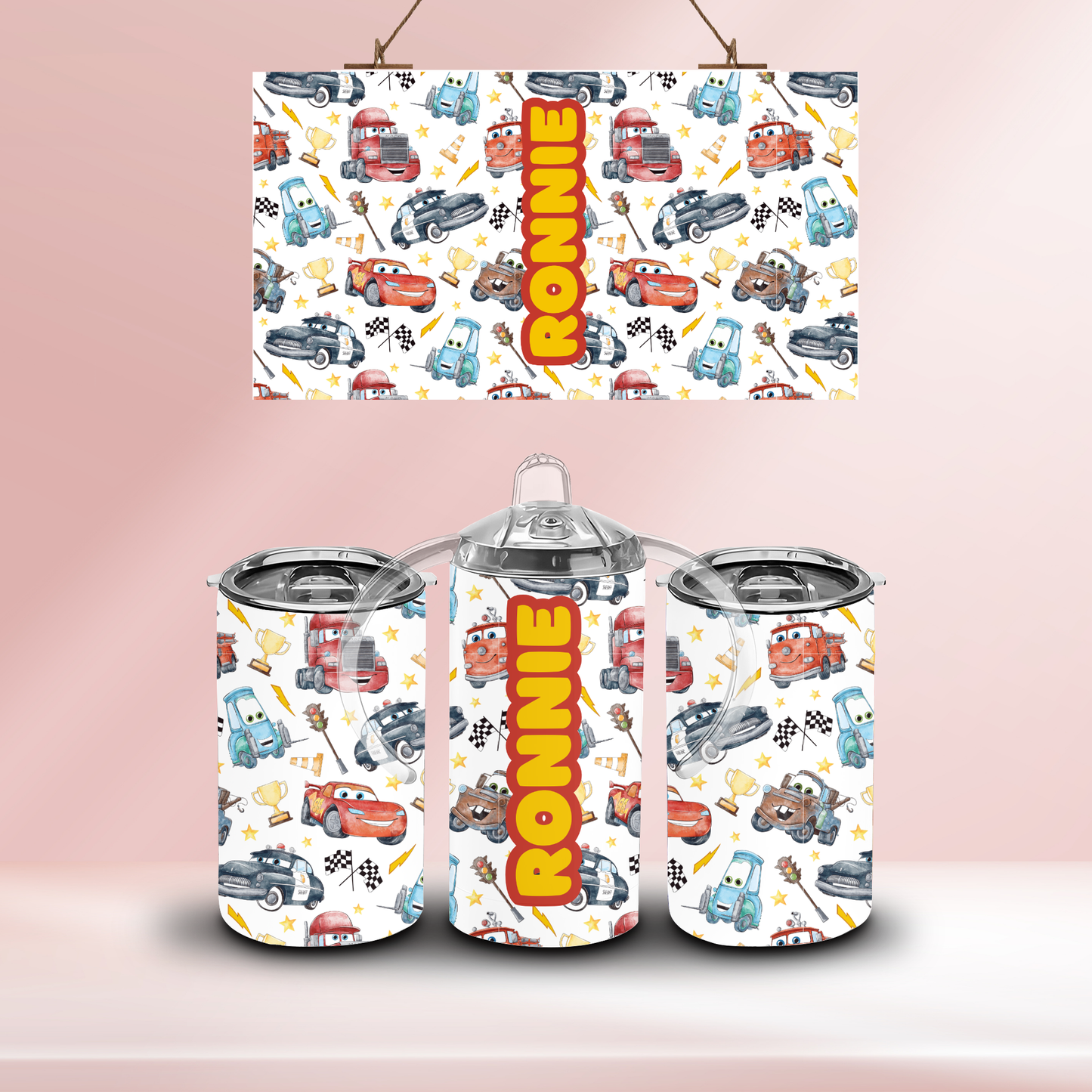 Cars - 12oz standard/sippy tumbler