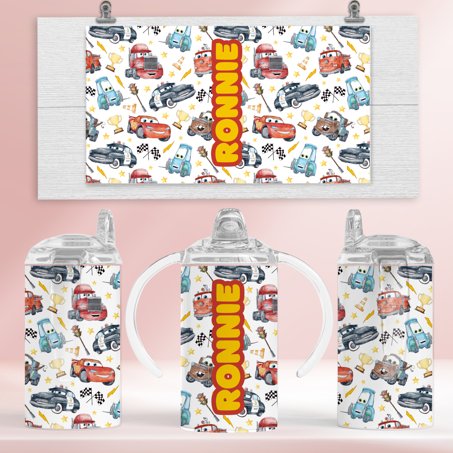 Cars - 12oz standard/sippy tumbler