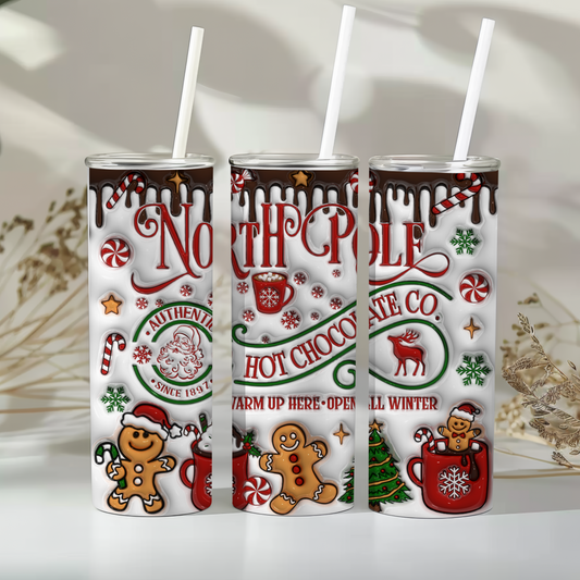North Pole hot chocolate co - 20oz tumbler
