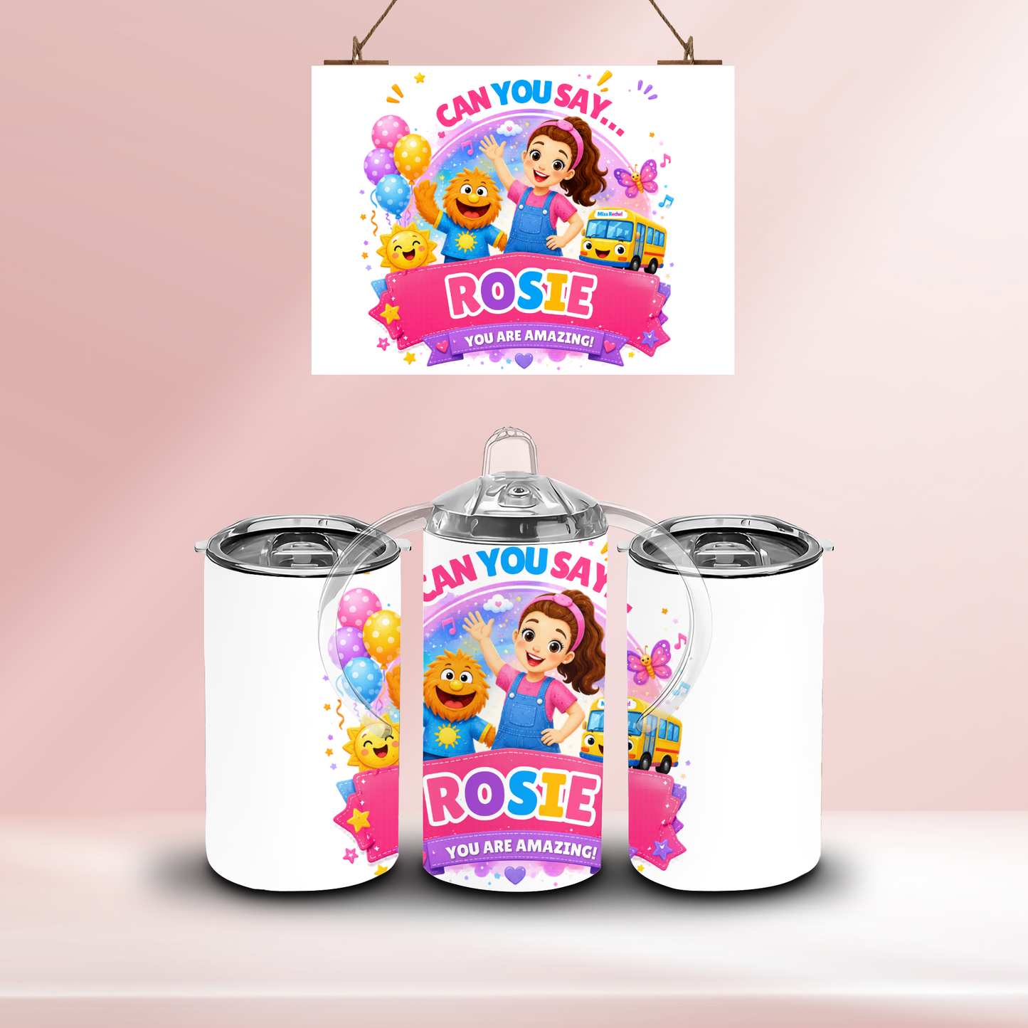 Can you say personalised- 12oz standard/sippy tumbler
