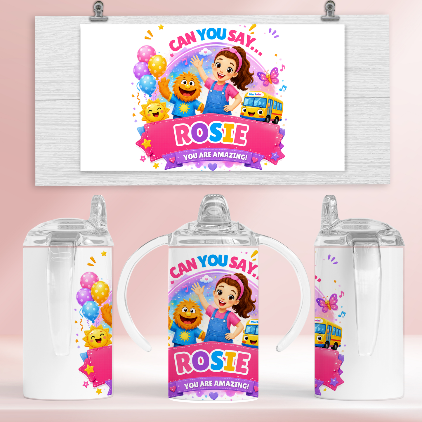 Can you say personalised- 12oz standard/sippy tumbler