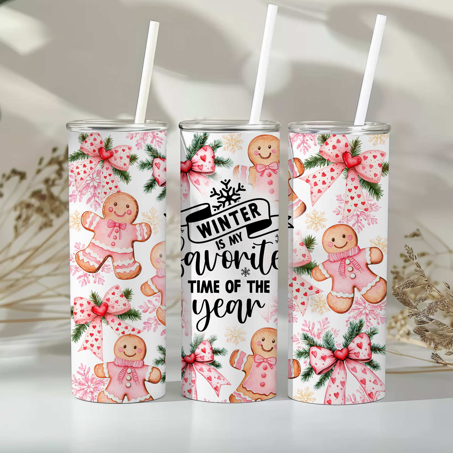 Winter is my favourite time of the year - 20oz tumbler