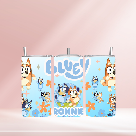 Bluey 2 - 12oz standard/sippy tumbler