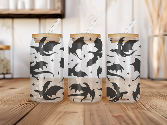 Onyx dragon 16oz Libbey can