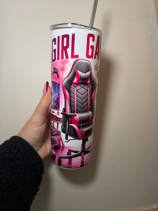 Girl gamer - 20oz tumbler