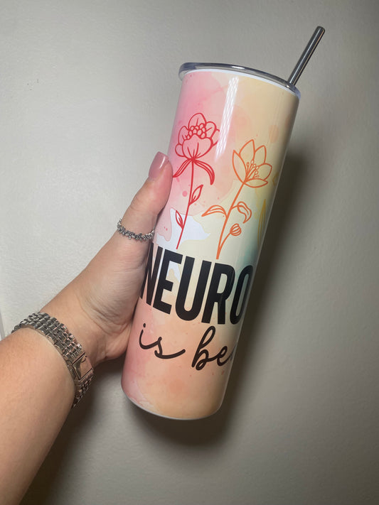 Neurodiversity is beautiful - 20oz tumbler