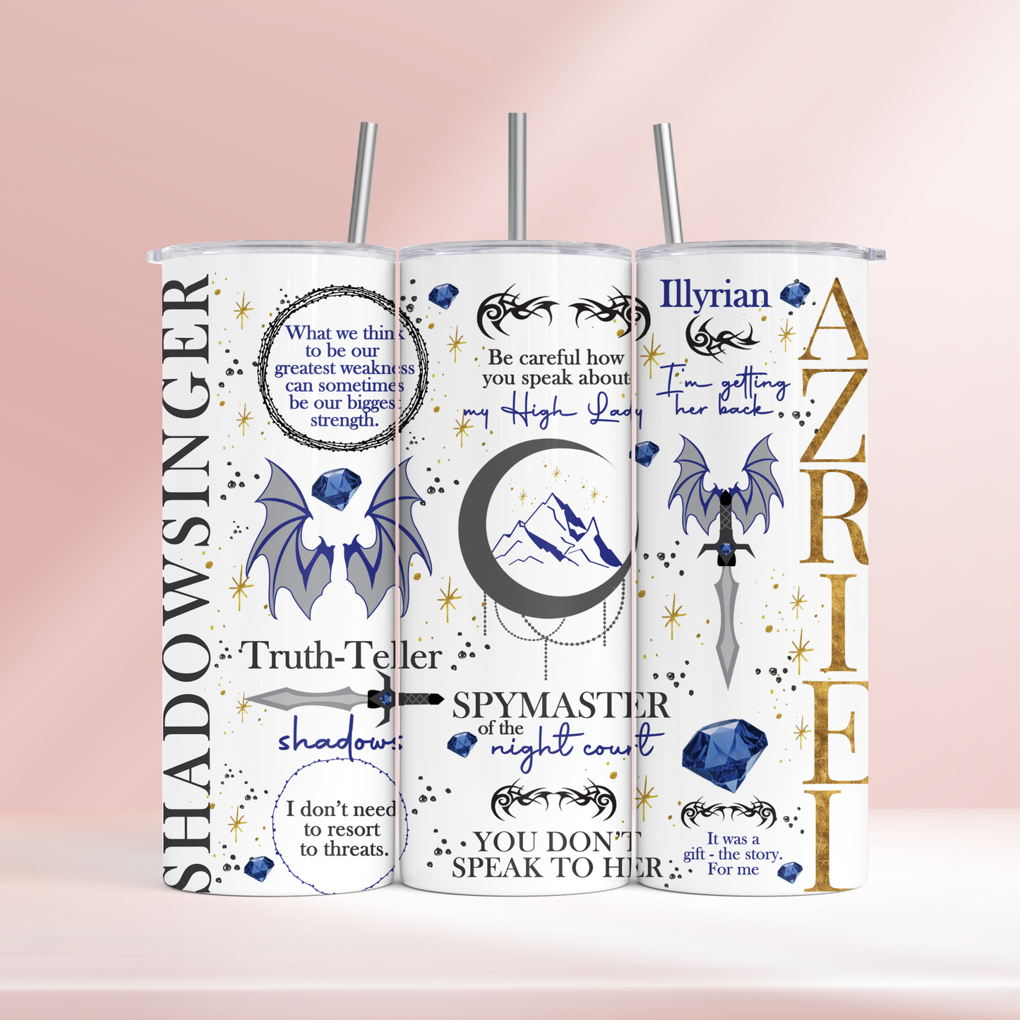Azriel acotar - 20oz tumbler