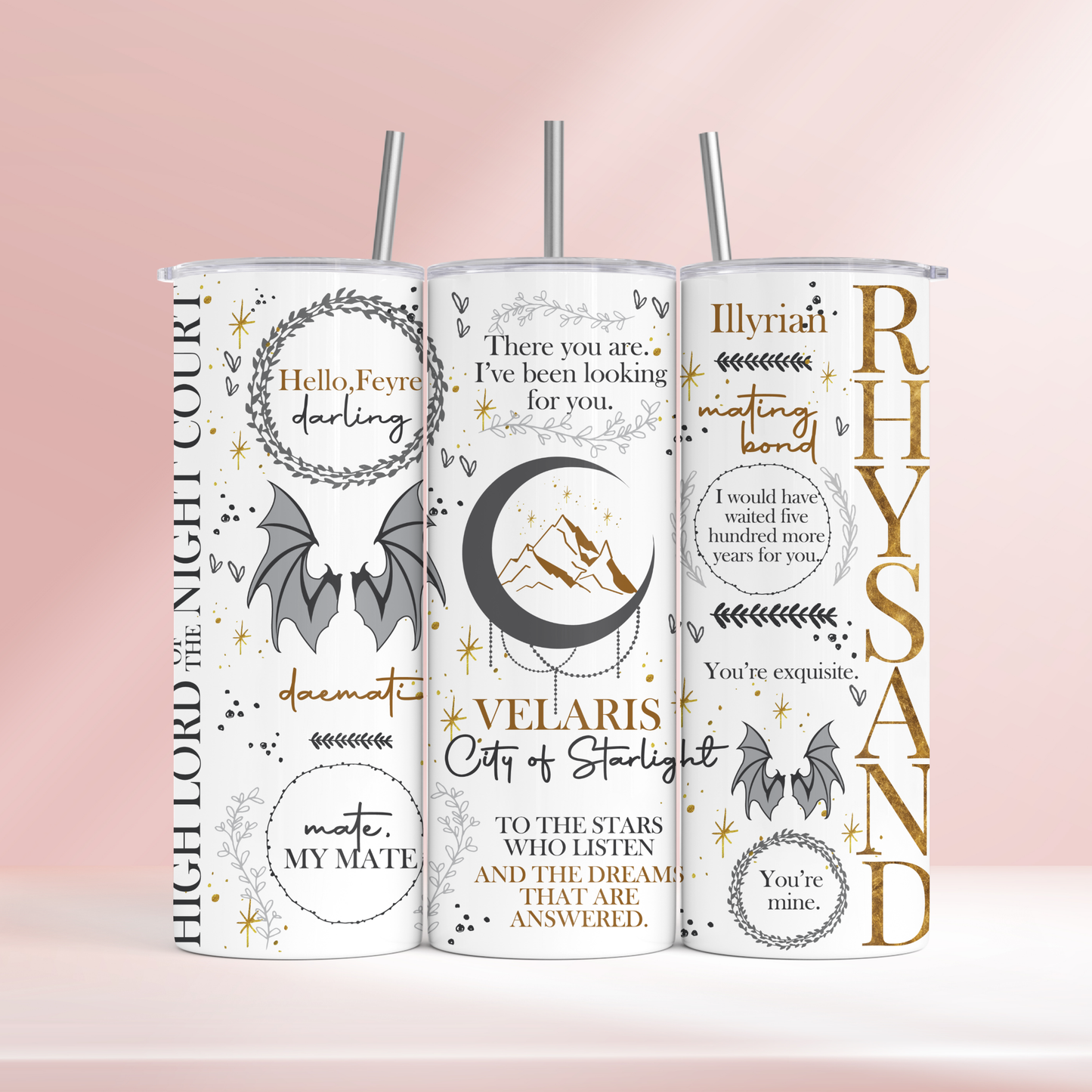 Rhysand acotar - 20oz tumbler