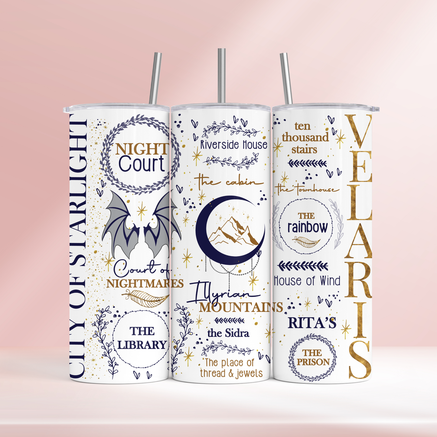 Velaris city of starlight - 20oz tumbler