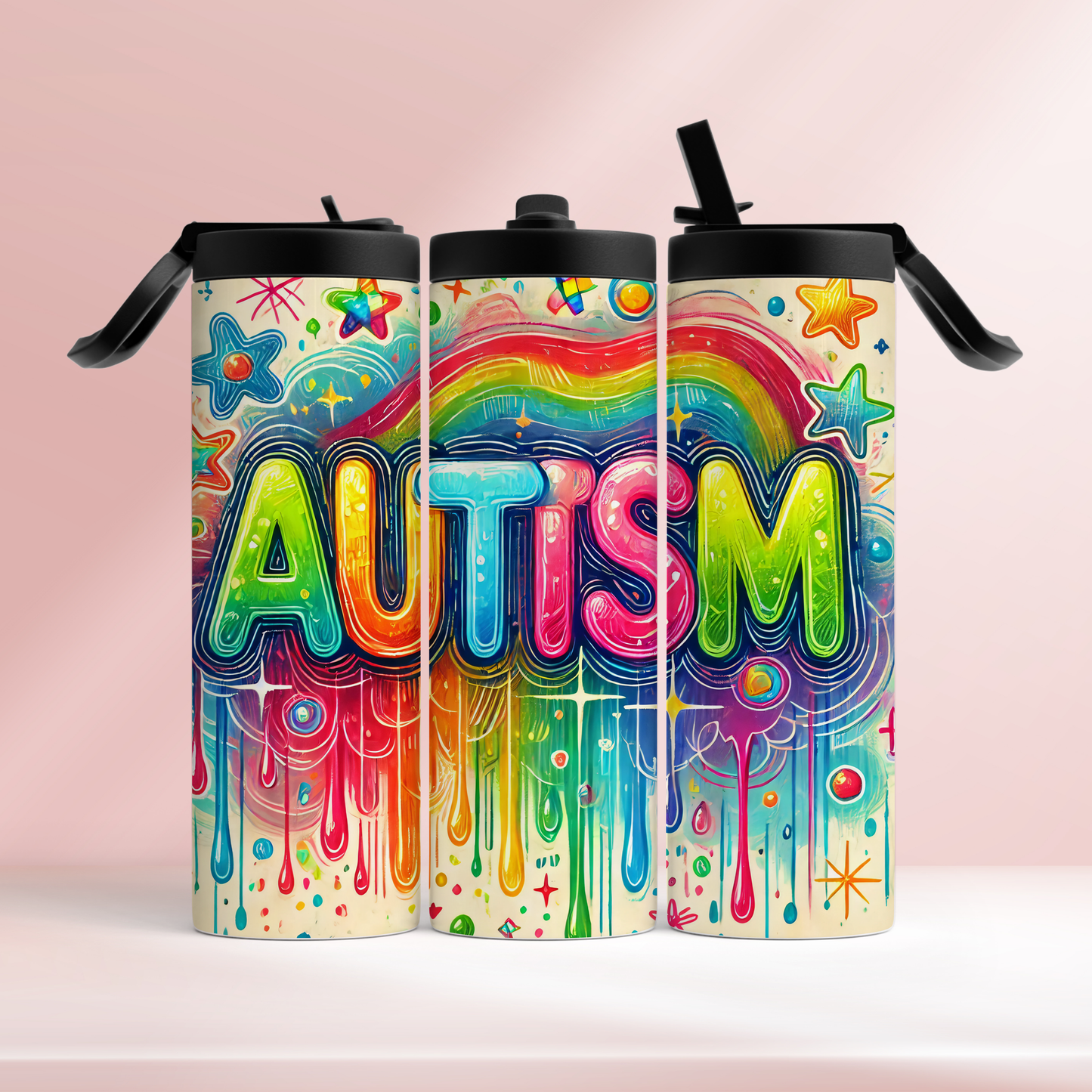 Autism colours - 20oz tumbler