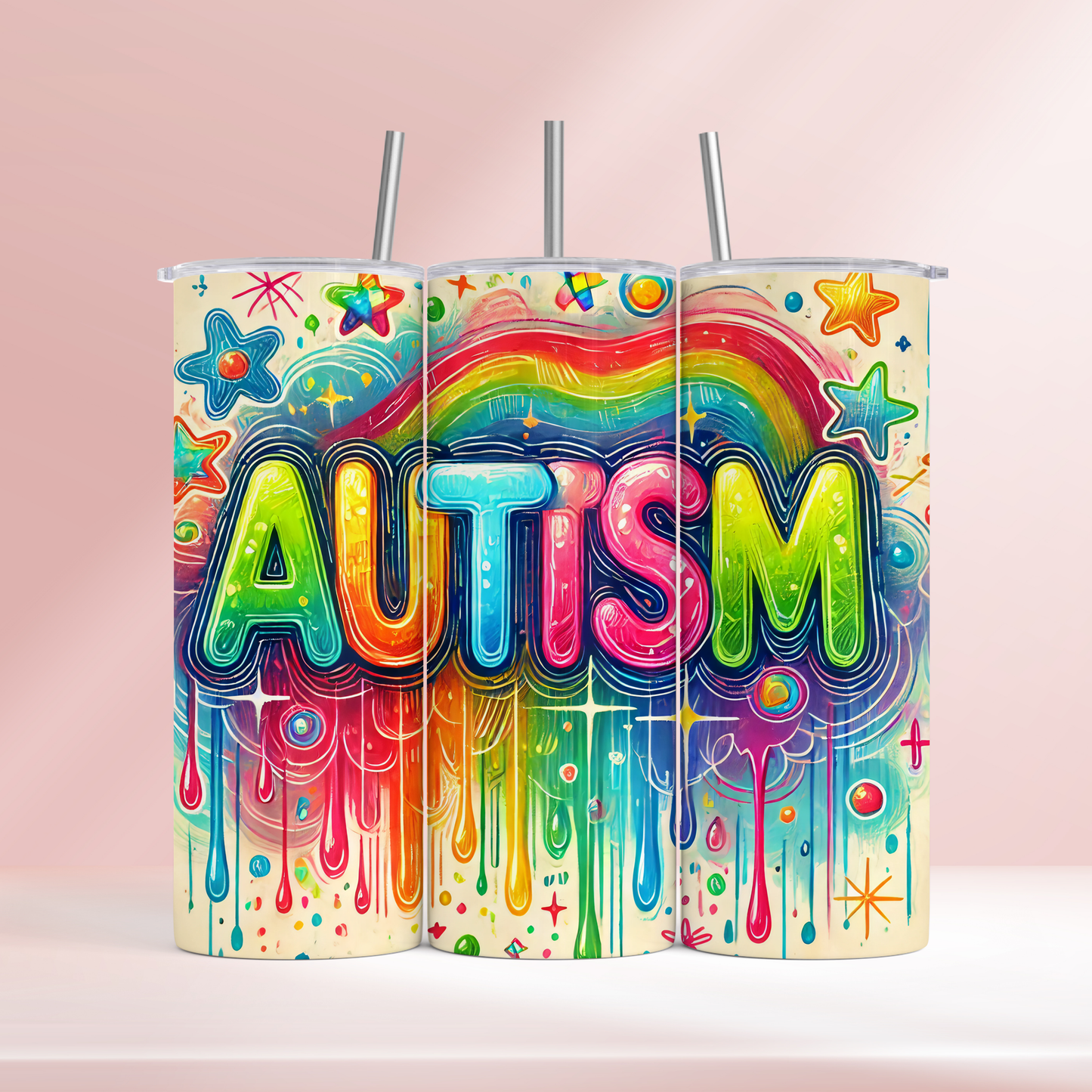 Autism colours - 20oz tumbler
