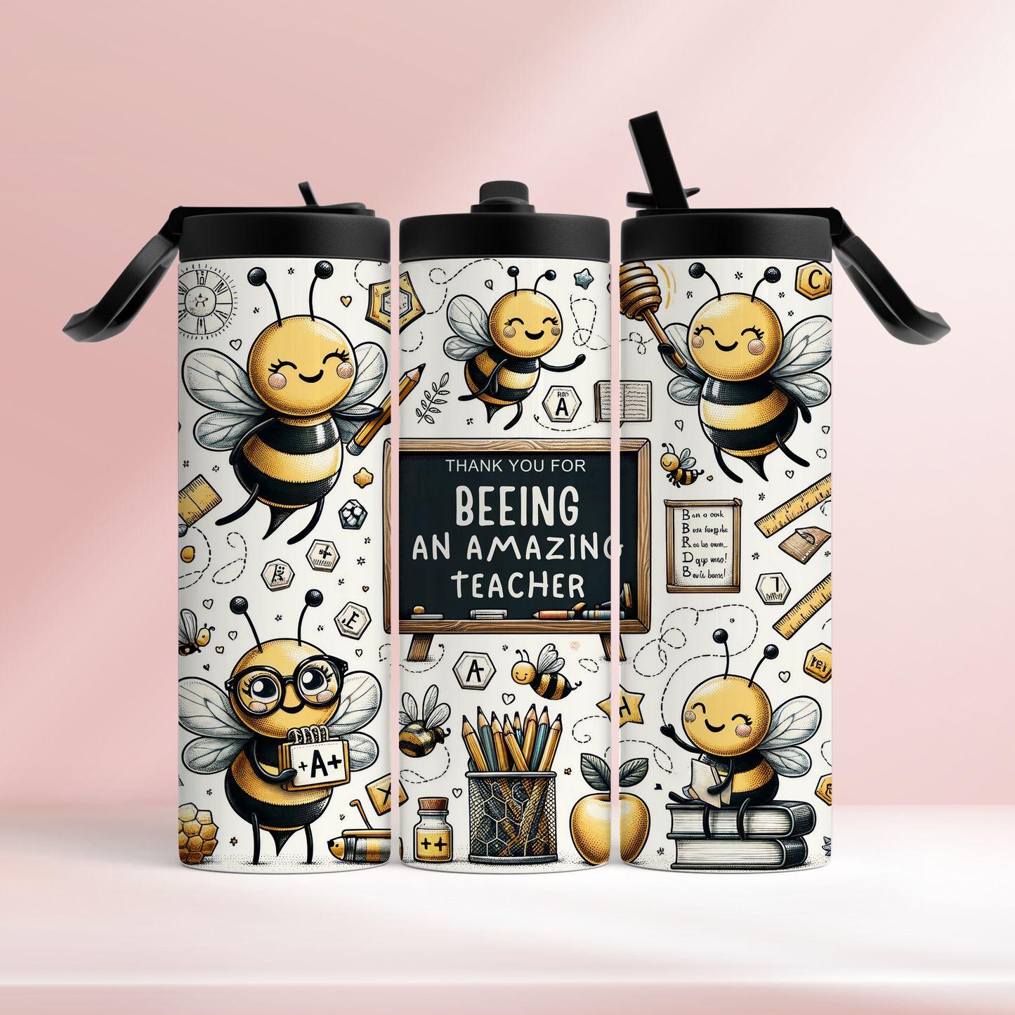 Thankyou for BEEing an amazing teacher - 20oz tumbler