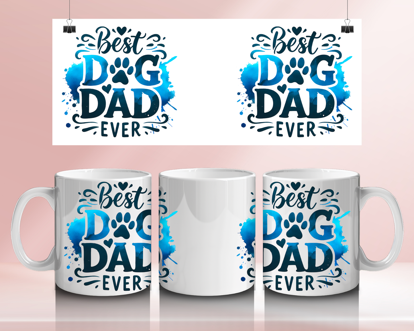 Best dog dad - 11oz Ceramic mug