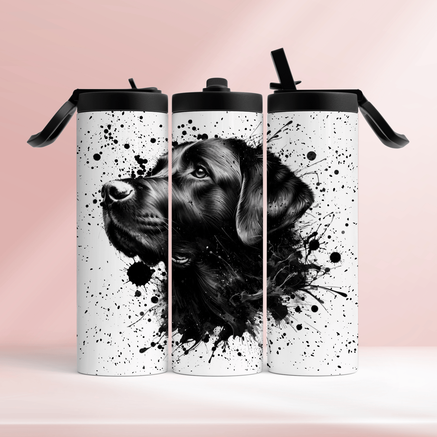 Black labrador - 20oz tumbler