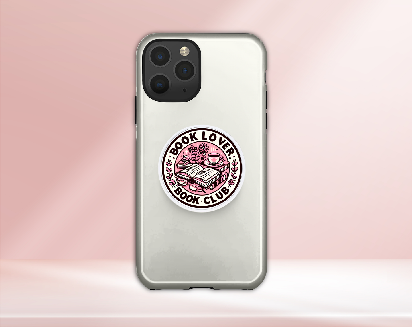 Book lover book club kindle/Phone grip
