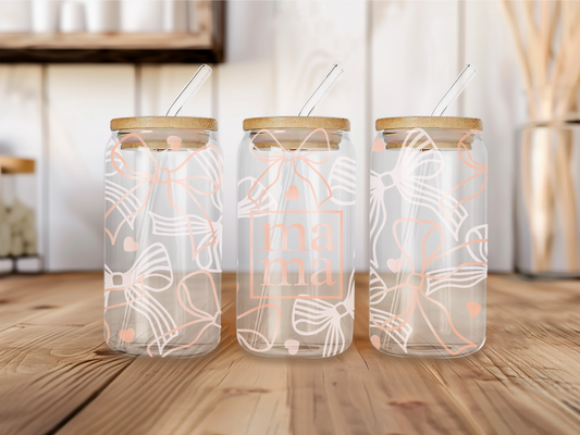 Mama ribbons 16oz Libbey can