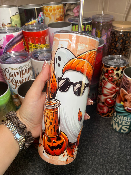 Spooky season - ghost - 20oz tumbler