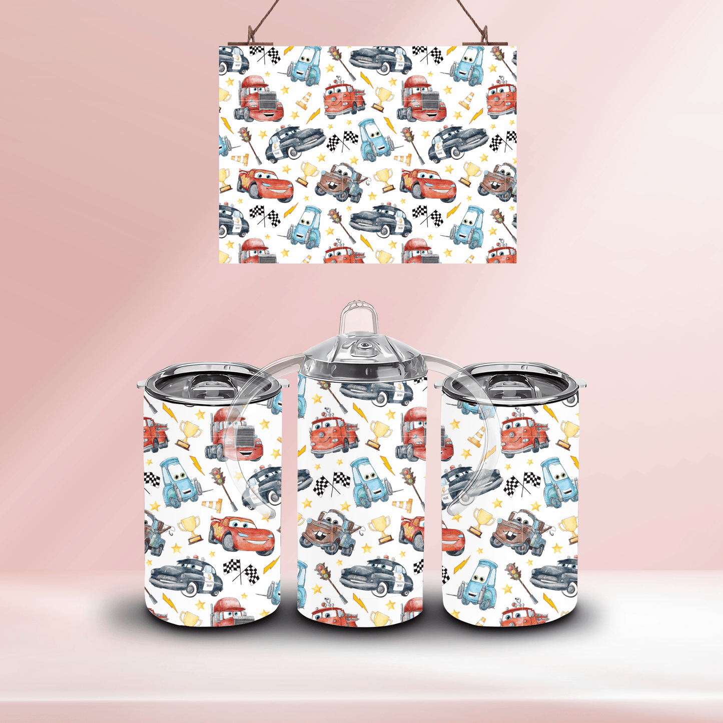 Cars - 12oz standard/sippy tumbler