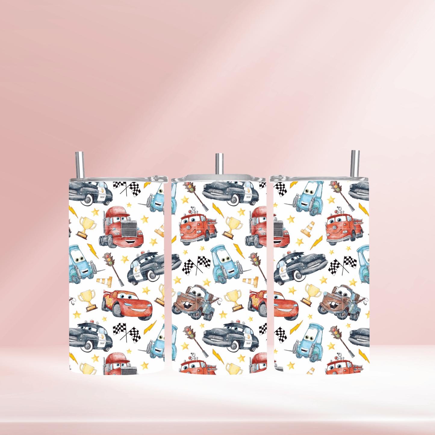 Cars - 12oz standard/sippy tumbler