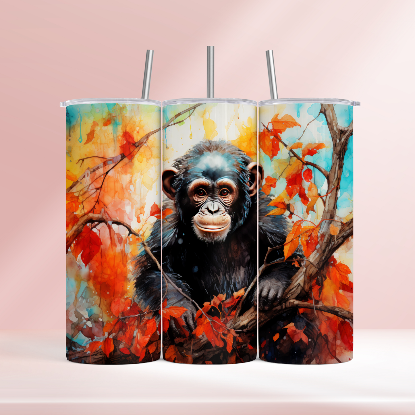 Baby chimpanzee - 20oz tumbler