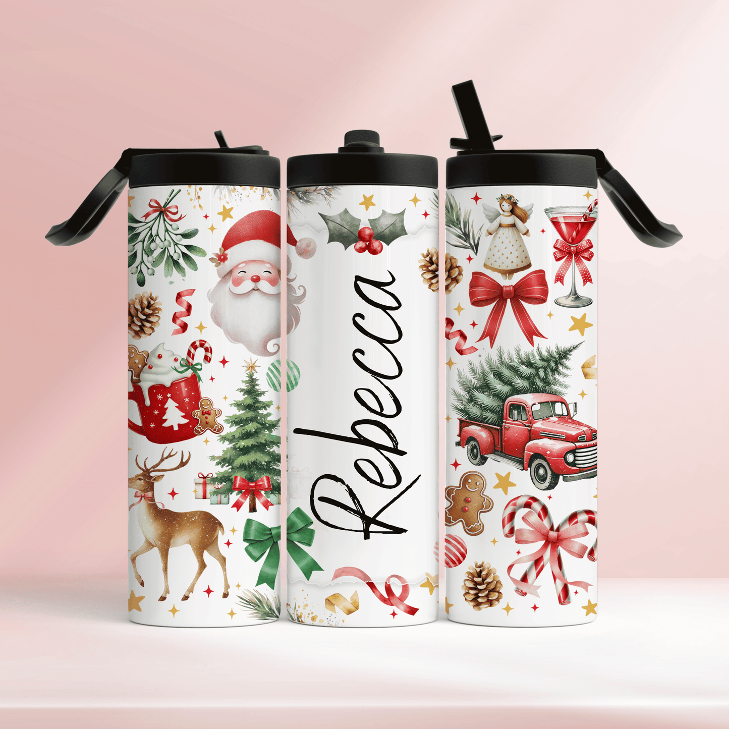 Personalised Christmas- 20oz tumbler