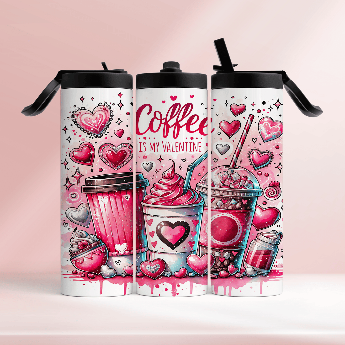🩷 Coffee is my valentine 🩷 - 20oz tumbler