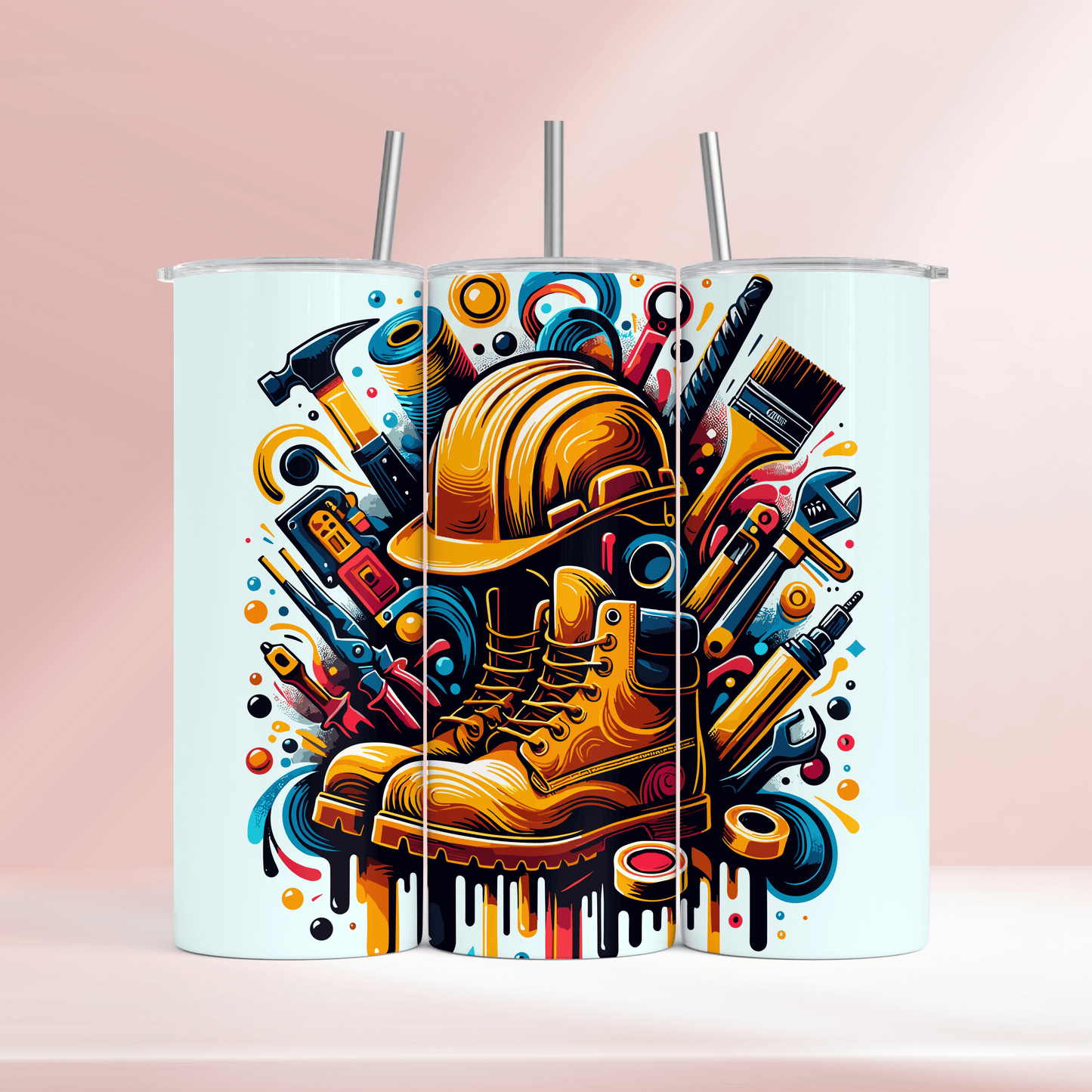 Construction worker - 20oz tumbler