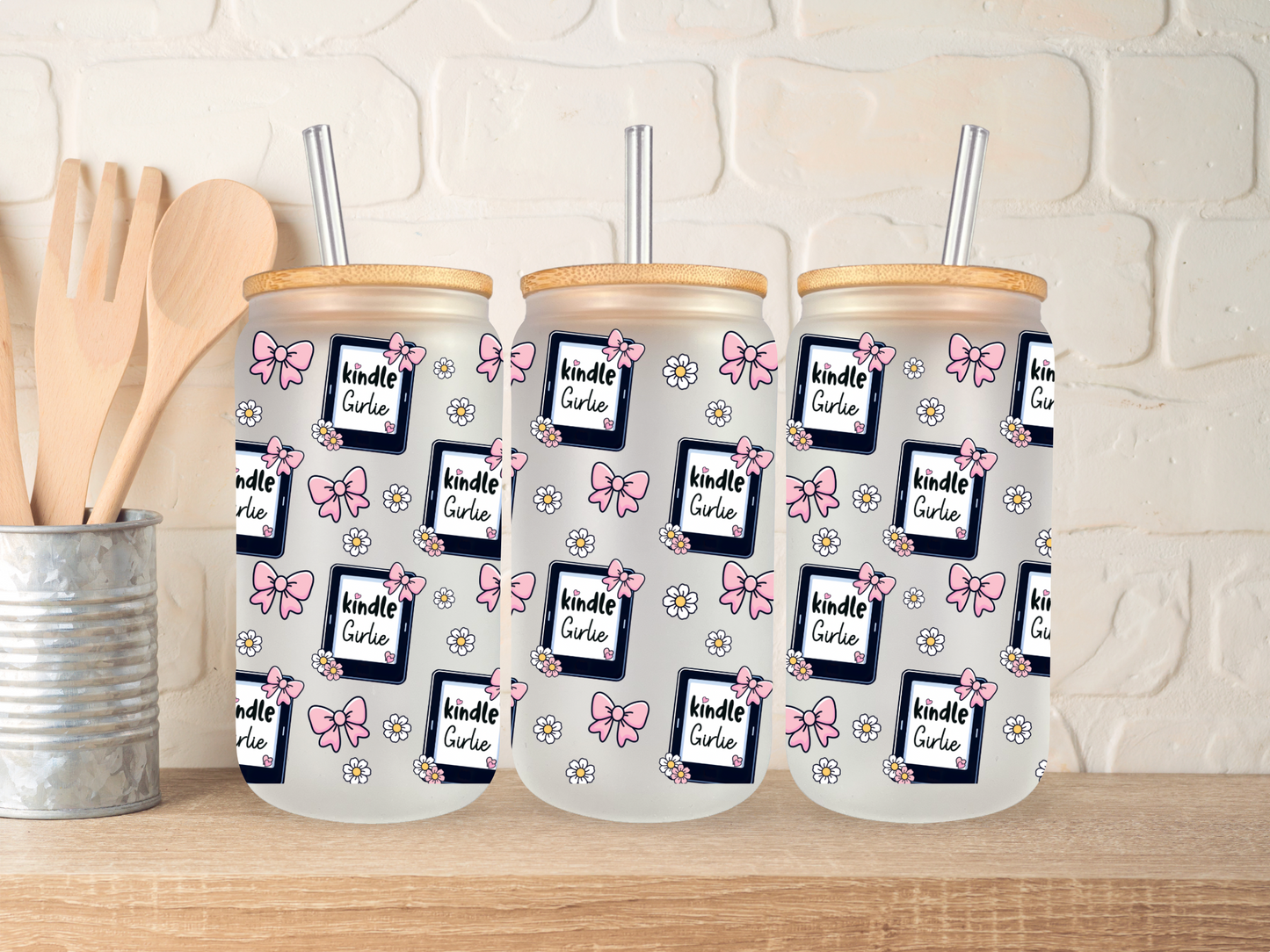 Kindle girlie - 16oz libbey can