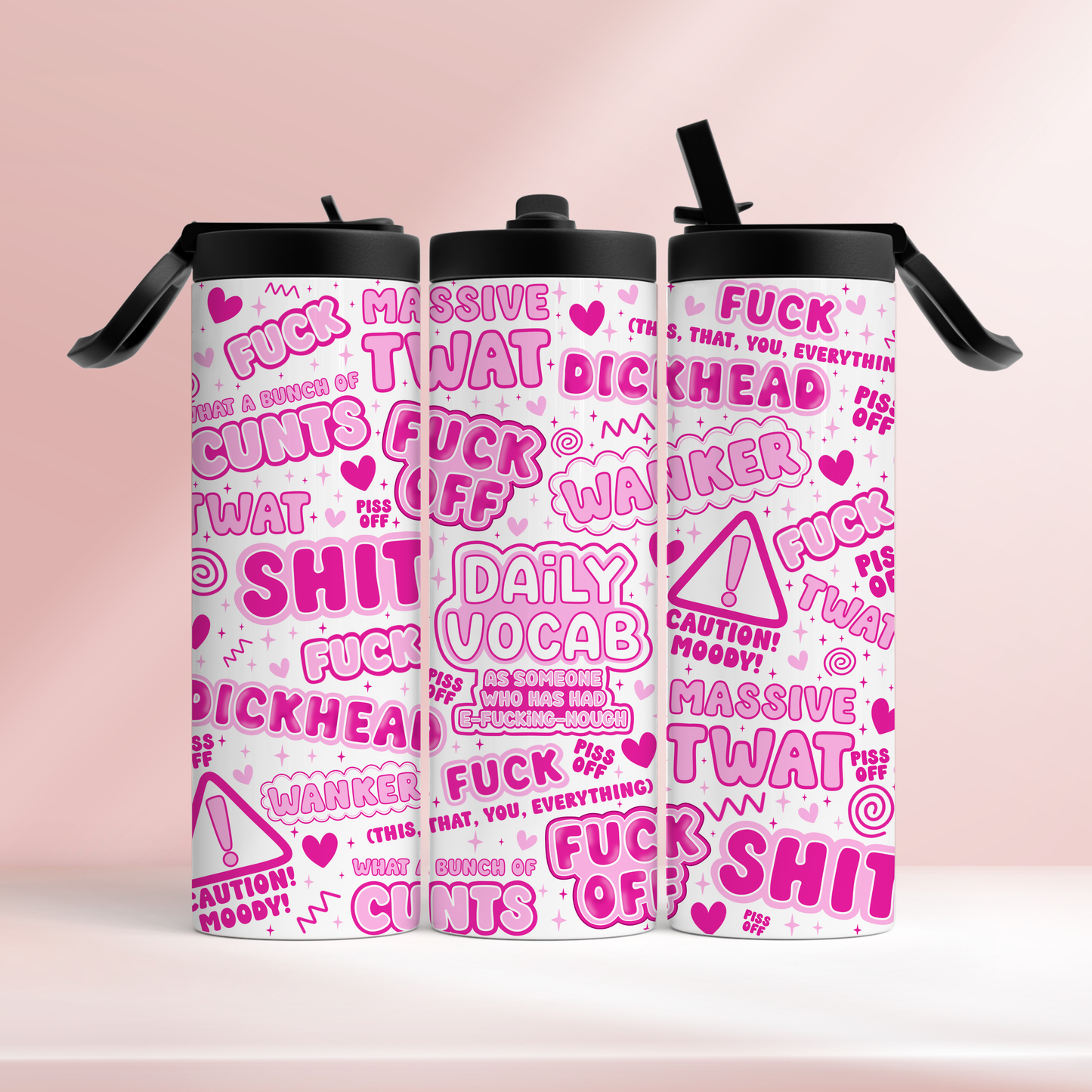 Daily vocab -Swearing - 20oz Tumbler