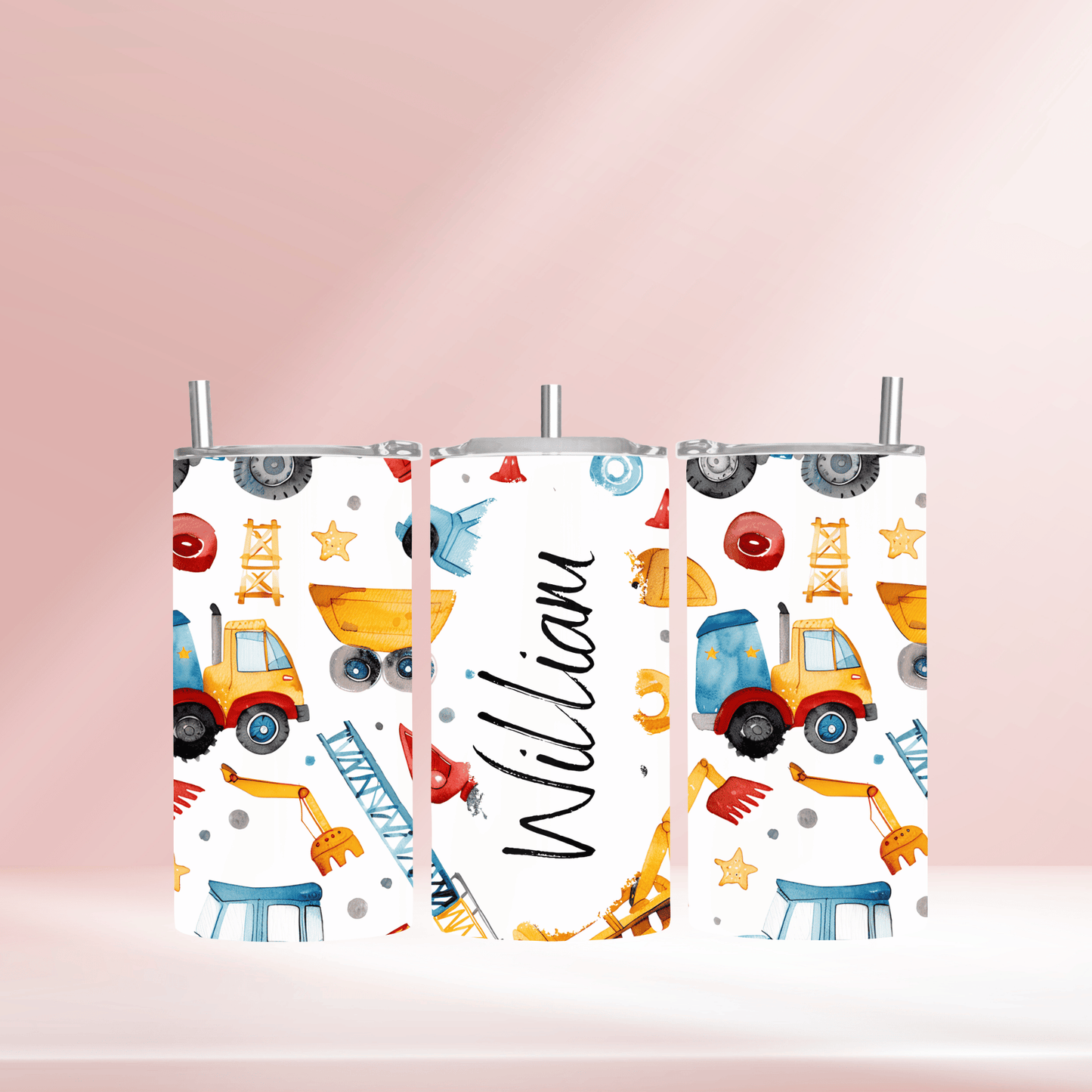 Digger personalised- 12oz standard/sippy tumbler