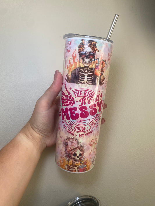 Messy mom - 20oz tumbler