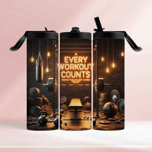 Every workout counts - 20oz tumbler