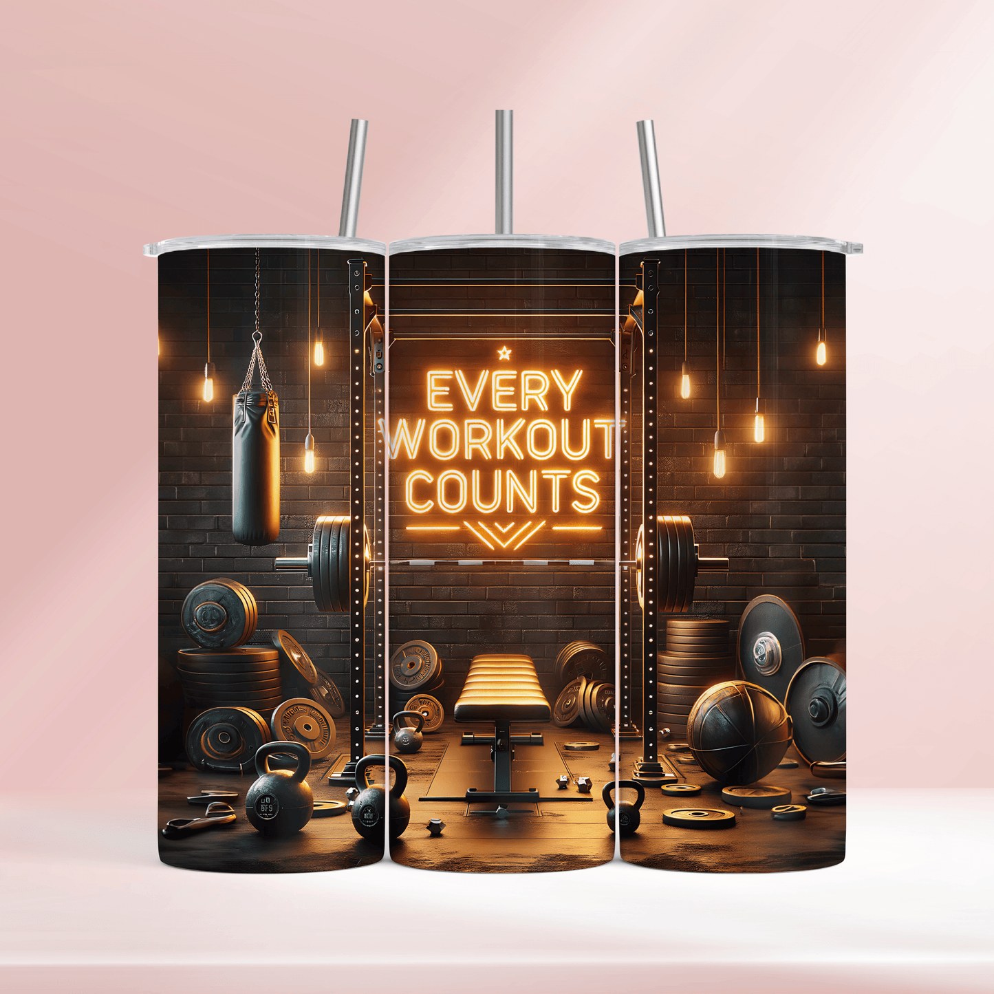 Every workout counts - 20oz tumbler