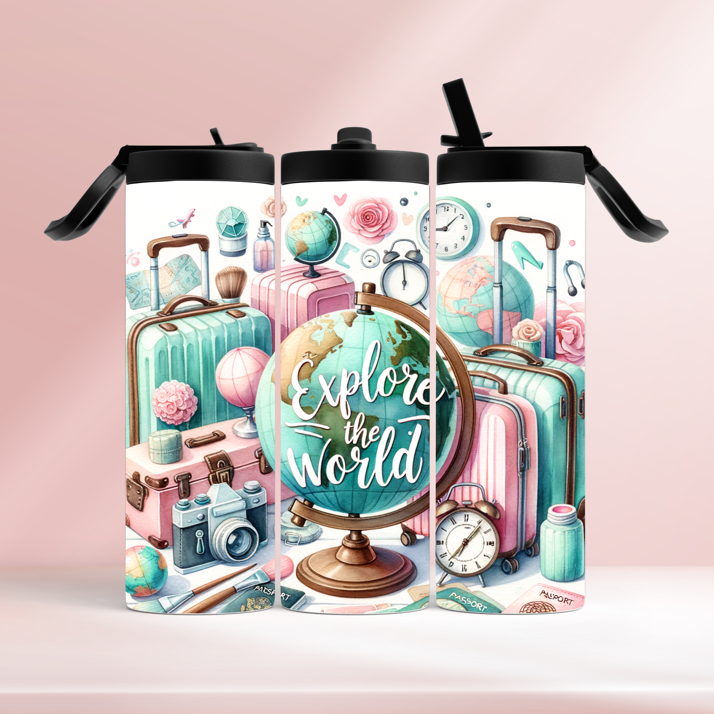 Explore the world - 20oz tumbler
