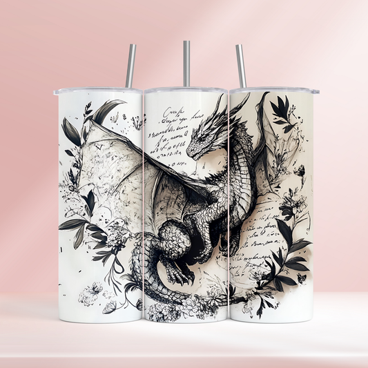 Fantasy dragon - 20oz tumbler
