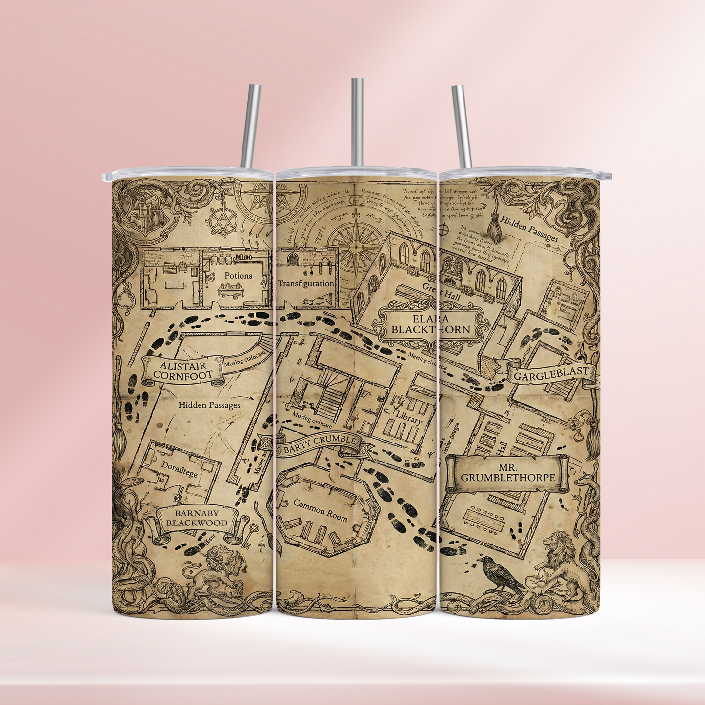 Fantasy map - 20oz tumbler