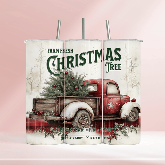 Farm fresh Christmas tree - 20oz tumbler